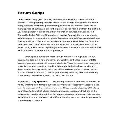 Forum script elp 2010