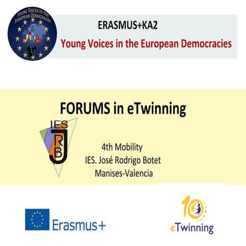 Forums in eTwinning