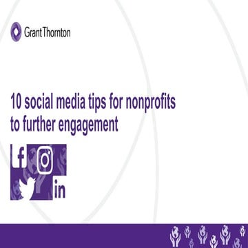 10  social media tips for nonprofits to further engagement