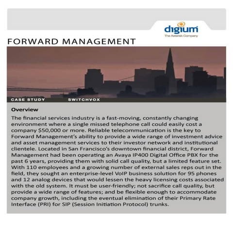Forward Management Teaser