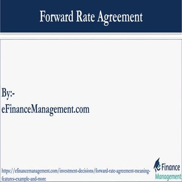 Forward Rate Agreement