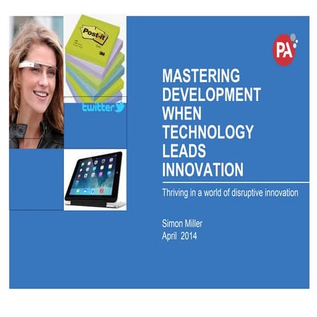 Mastering development when technology leads innovation – thriving in a world ...
