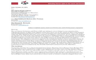 For website 21103  cjp ncm complaint over nun attacks to chairperson (1)