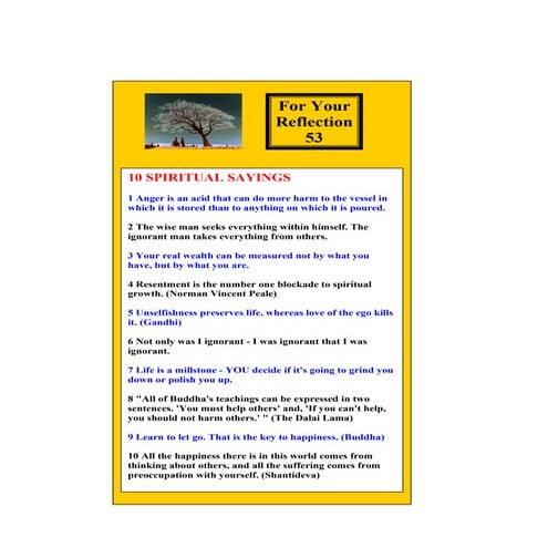 For Your Reflection  53