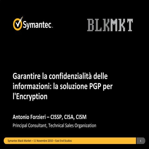Garantire la confidenzialità delle informazioni: la soluzione PGP per l'Encry...