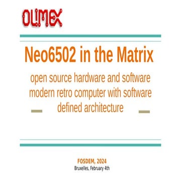 FOSDEM 2024 Neo in the Matrix