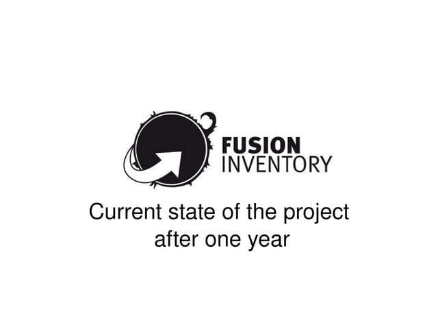 One year of FusionInventory