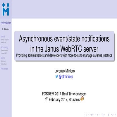 FOSDEM2017 - Janus Event Handlers