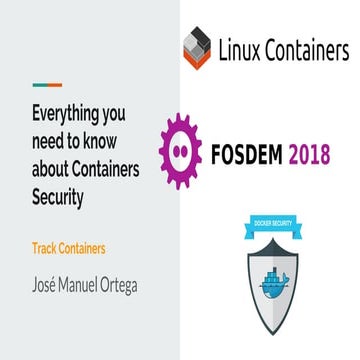 Everything you need to know about containers security