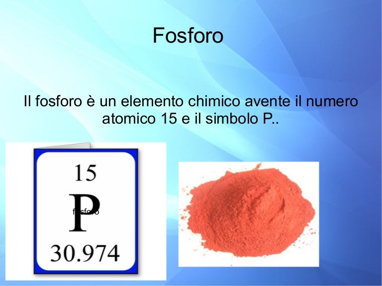 Fosforo