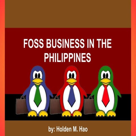 Foss Biz Model  - Holden Hao