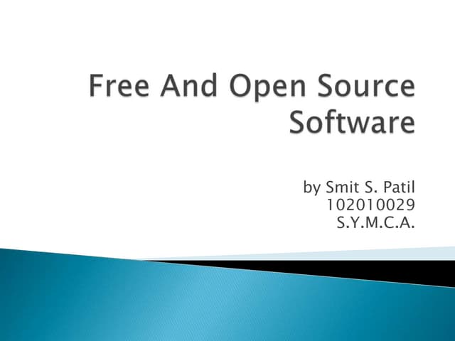 Foss final seminar