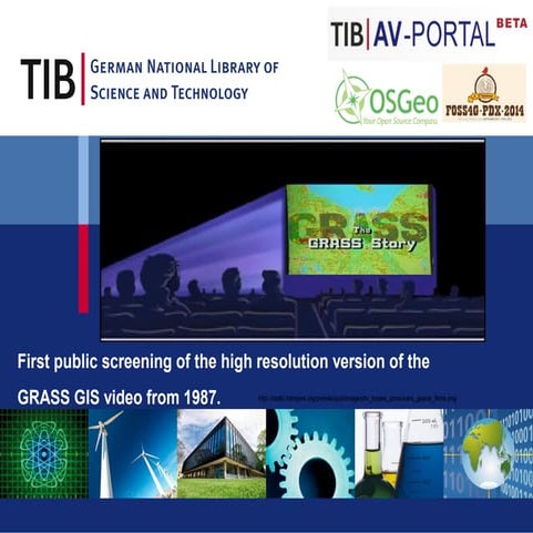History of the GRASS GIS Video from 1987 (with William Shatner)