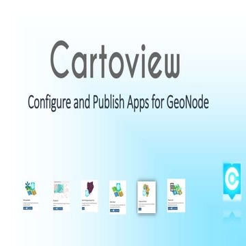 CartoView - Configure and Publish Apps for GeoNode