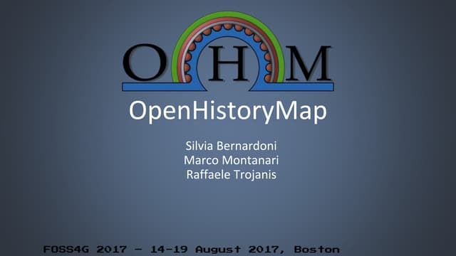 OHM at FOSS4G17
