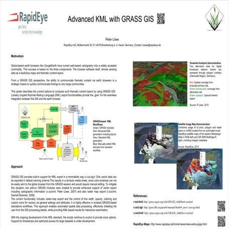 Advanced KML with GRASS GIS 