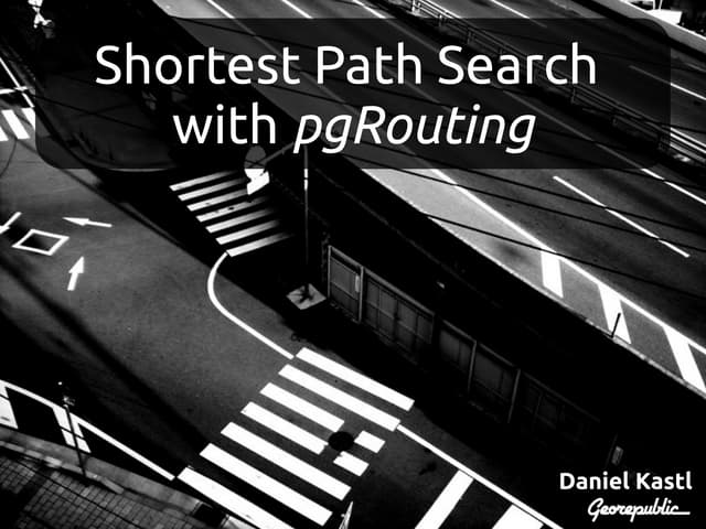 Shortest Path search for real road networks with pgRouting
