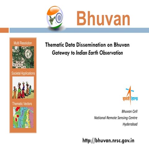 Thematic Data Dissemination on bhuvan