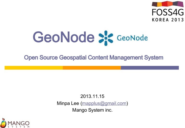 GeoNode - Open Source Geospatial Content Management System