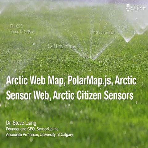 Arctic Web Map, PolarMap.js, Arctic Sensor Web, and Arctic Citizen Sensors