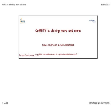 2012- comete is shining more and more