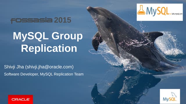 FOSSASIA 2015: MySQL Group Replication