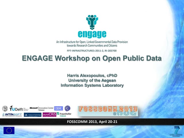fosscomm2013_ENGAGE_workshop_on_open_public_data