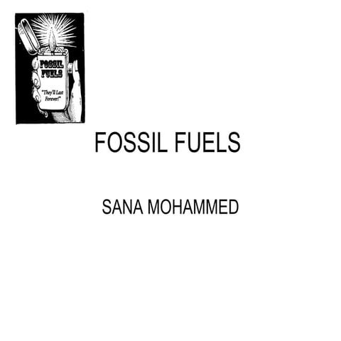 Fossil fuels