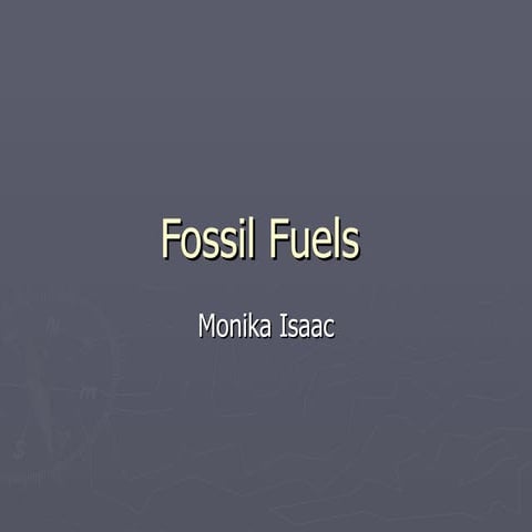 Fossil fuels ppw