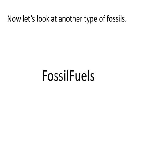 Fossil fuels (teach)