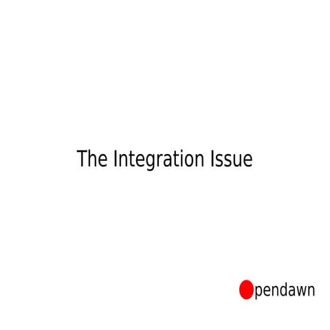 The Integration Issue