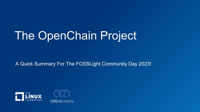FOSSLight Community Day 2023-11-30