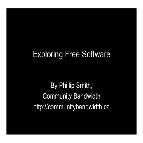 Foss Software and Portals