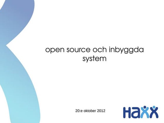 Foss-sthlm inbyggd opensource
