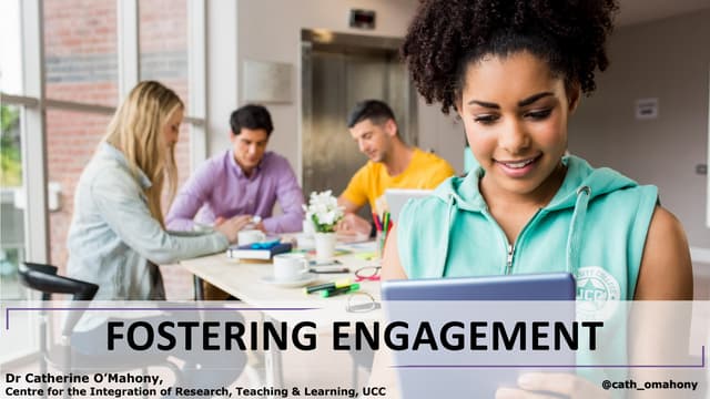Fostering Student Engagement in Online Teaching