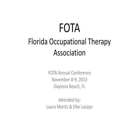 Fota conference 2013