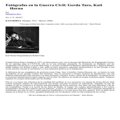 Fotógrafas en la guerra civil