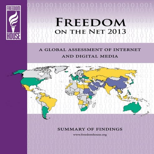 Fotn 2013 summary of findings