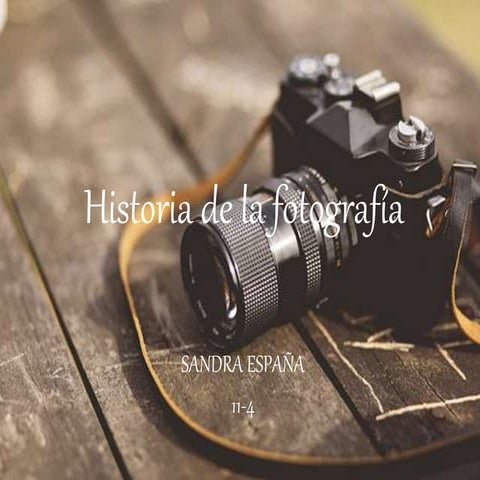 Historia de la fotografía