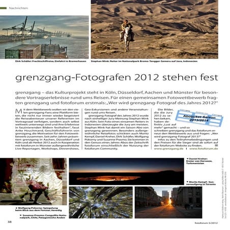 Grenzgänger Siegerehrung 2012