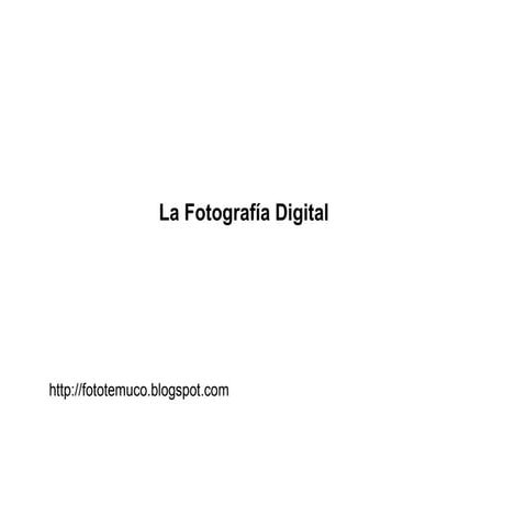 Fotografía digital