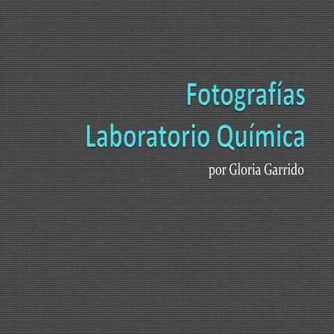 Fotografías gloria garrido