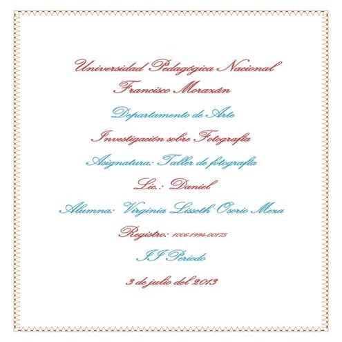 Historia de la fotografia (by:liss)