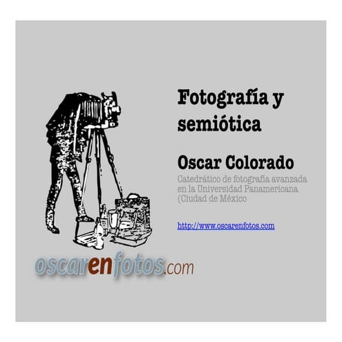 Fotografía y Semiótica