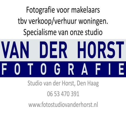 Fotografie voor makelaars