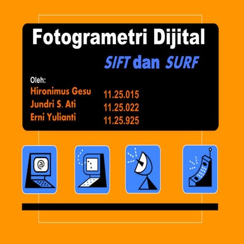 Fotogrametri dijital sift dan surf