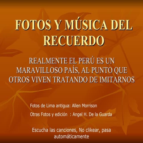 Fotos Y MúSica Del Recuerdo  2