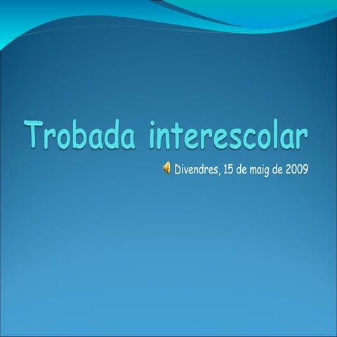 Fotos Cicle Mig Trobada Interescolar 2008 09