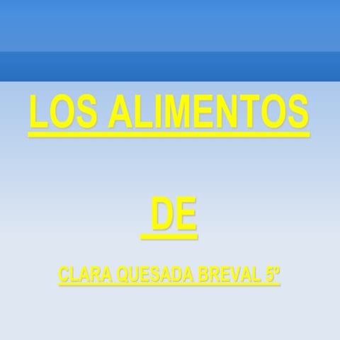 Fotos de alimentos de clara quesada