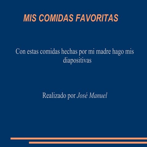 Fotos de alimentos de josé manuel